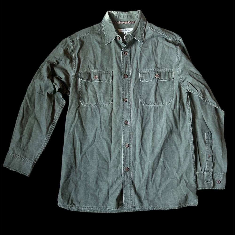Basic Option Green lightweight jacket size M